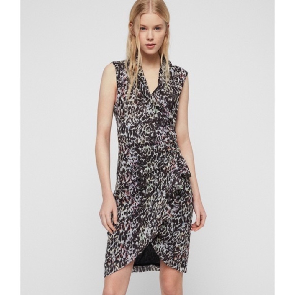 AllSaints Cancity Leofall dress size 6